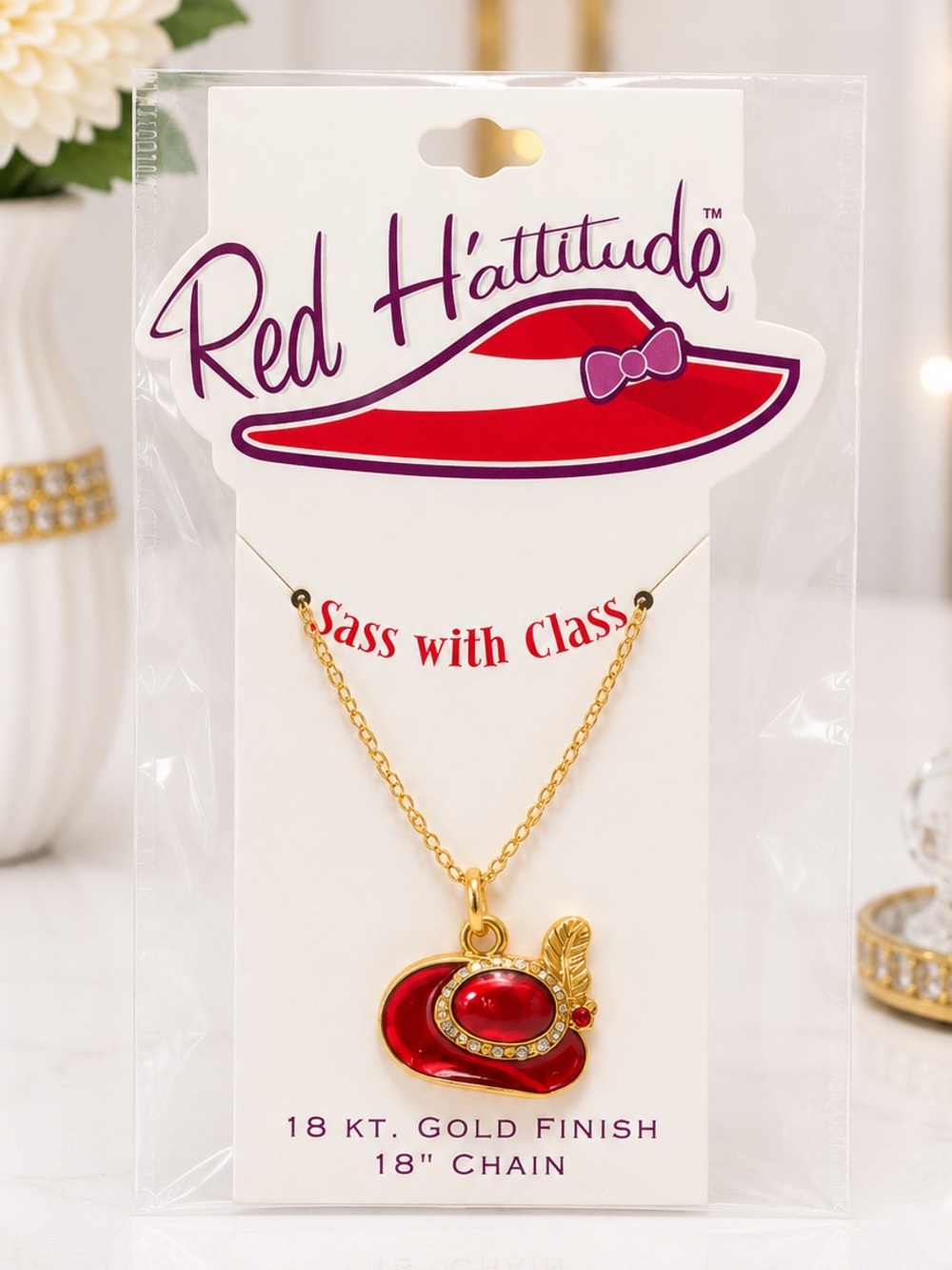 Red H’attitude Necklace-New